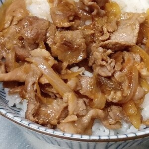 簡単豚丼！！